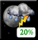 Thursday Night: Slight Chance Showers And Thunderstorms